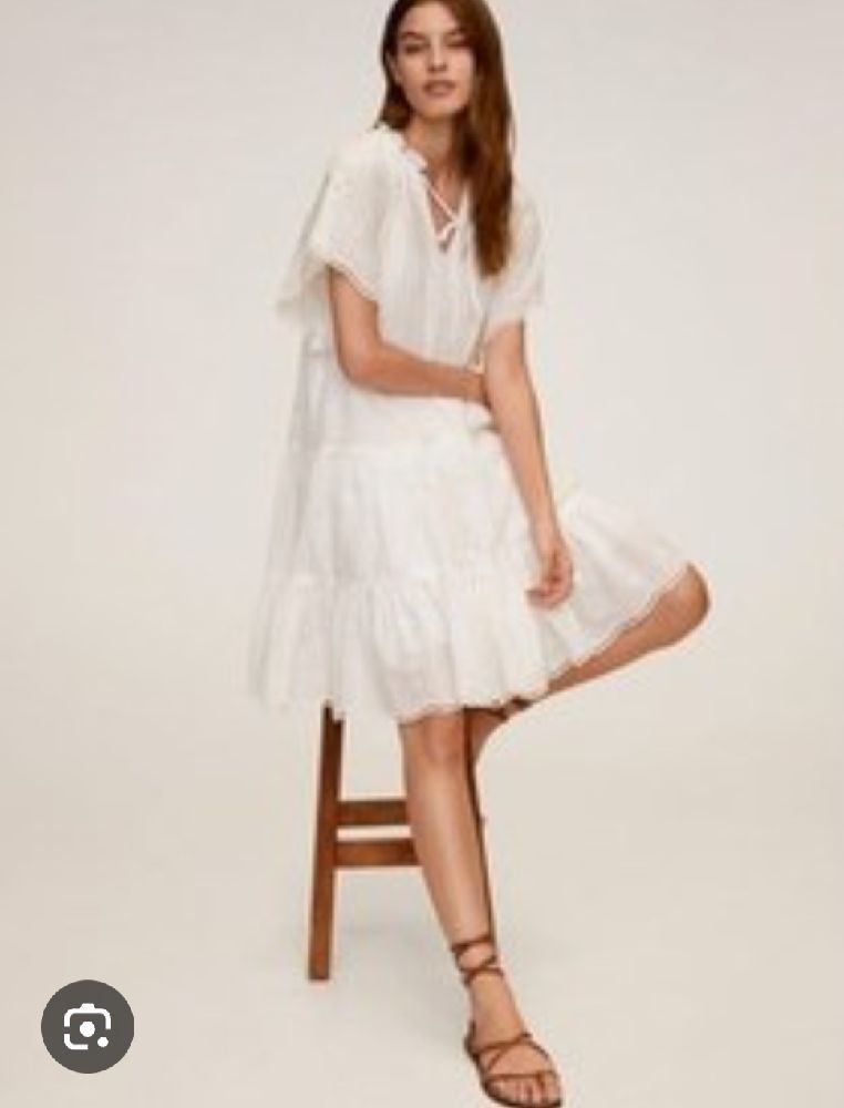 Robe blanche Mango