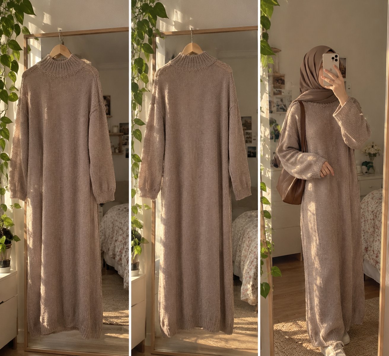 Robe beige 