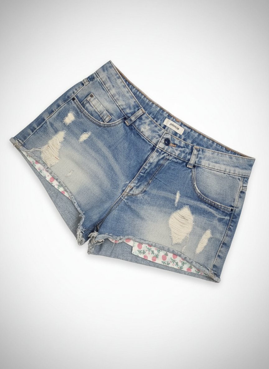 Short Jean de la marke " Pimkie"  Couleur bleu🔵, taille 38, avec détails déchirés, en très bon état,Confortable et parfait pour l'été
