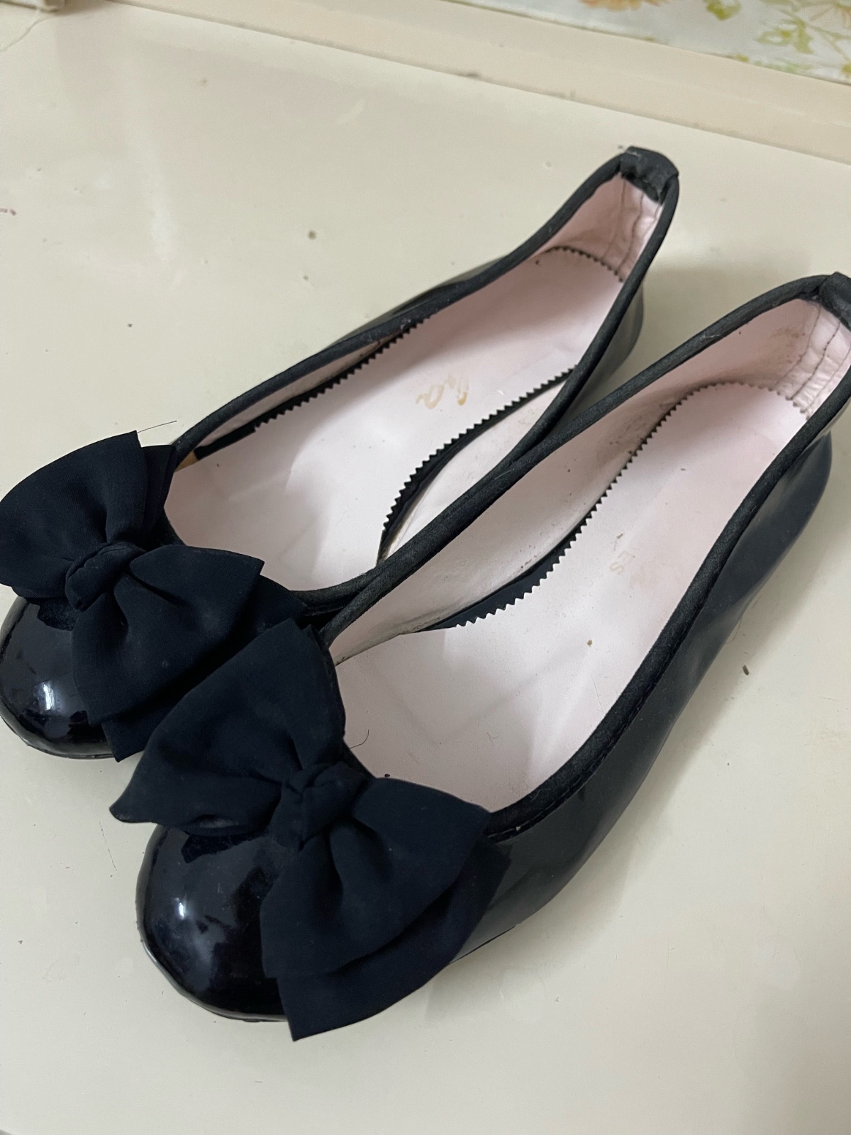Ballerines noir vernis