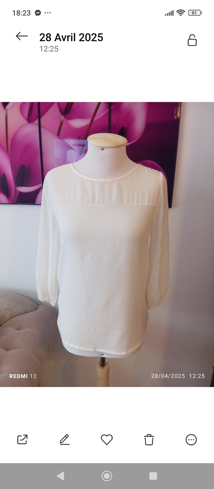 Chemise taille M 