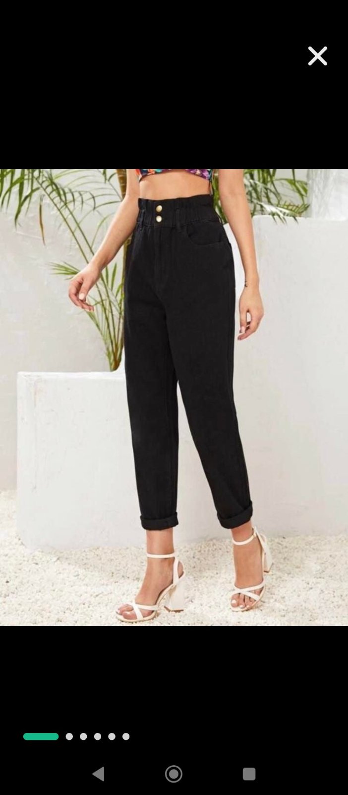 Pantalon jean boyfriend Bershka 
