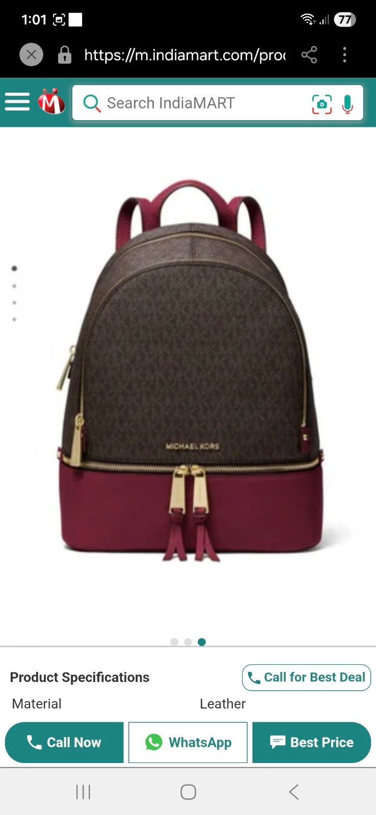 Sac a dos Michael kors
