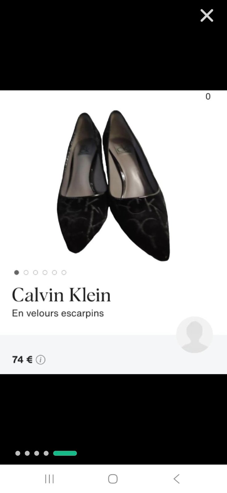 Escarpains en velours Authentic