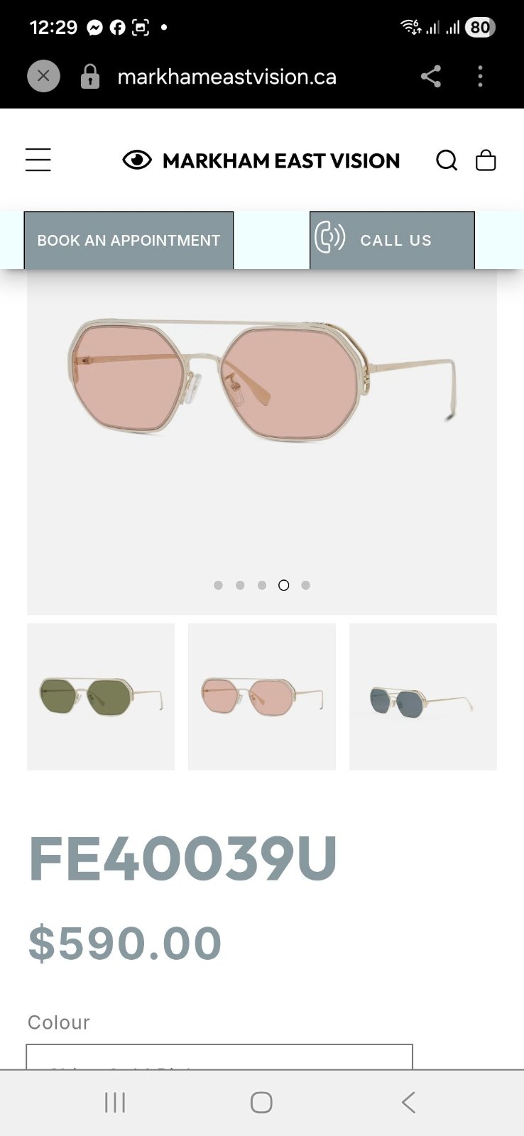 Lunette Fendi Authentique