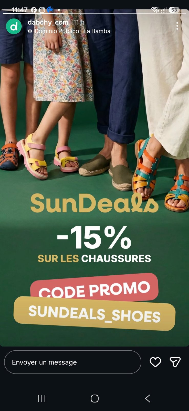 Promo Dabchy -15%
