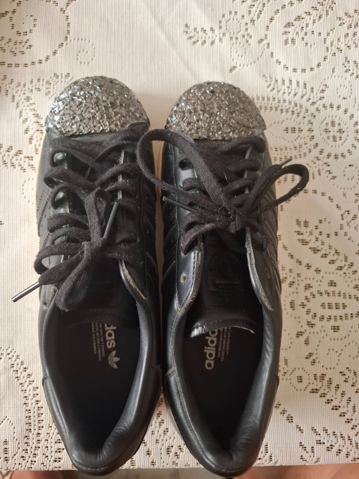 Espadrille Adidas en vrai cuir Authentic
