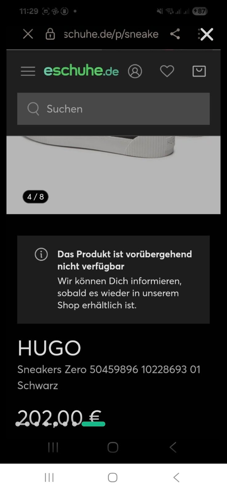 Basket HUGO BOSS Authentic Unisexe