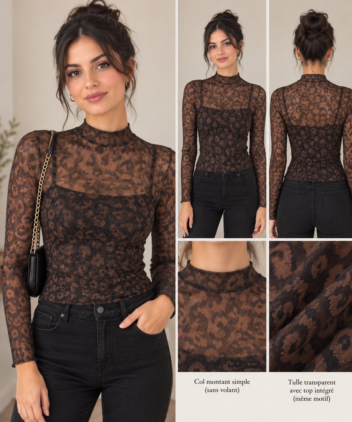 Pull en tull avec son top