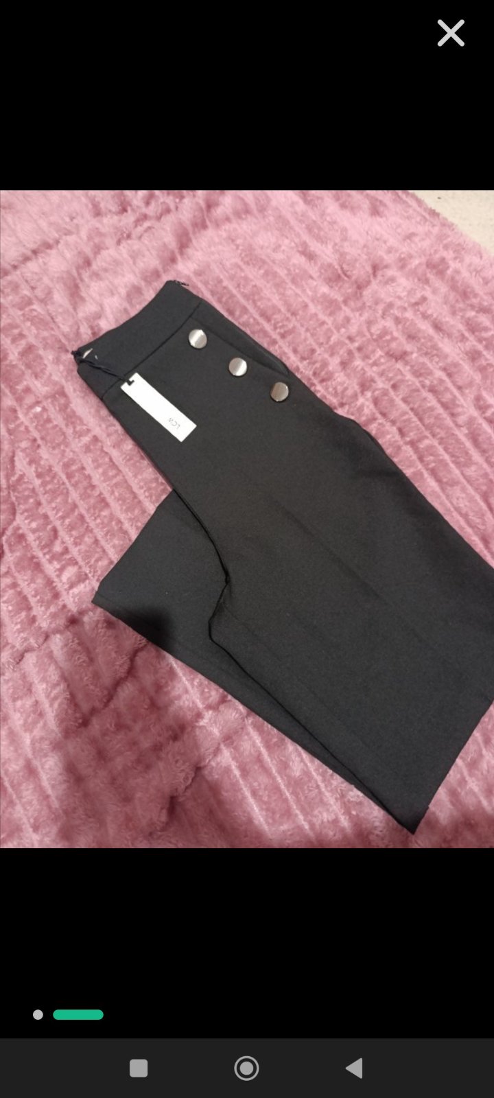 Pantalon en noir 