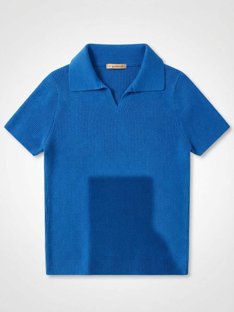 Top en bleu roi demi saison 