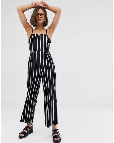 Bershka Combinaison - black/noir - taille xs/s 