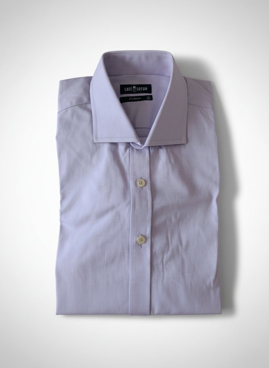 Chemise café coton 