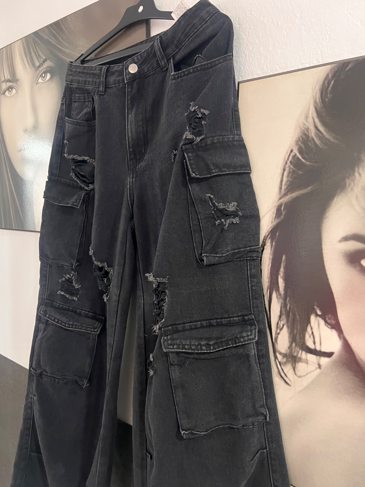 Pantalon djine en noire