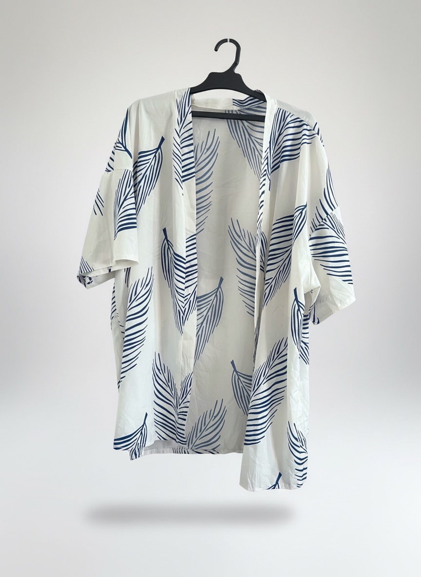 Chemise blanc et bleu