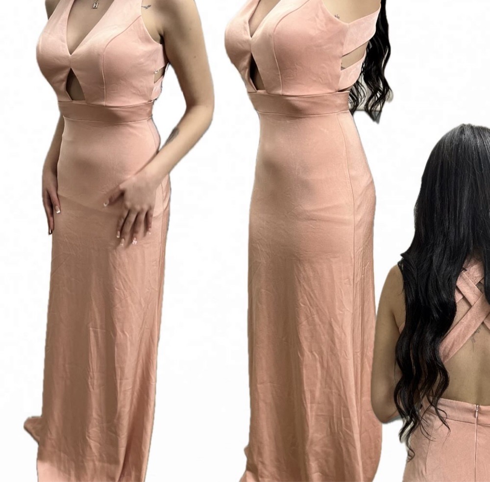 Robe rose soiree