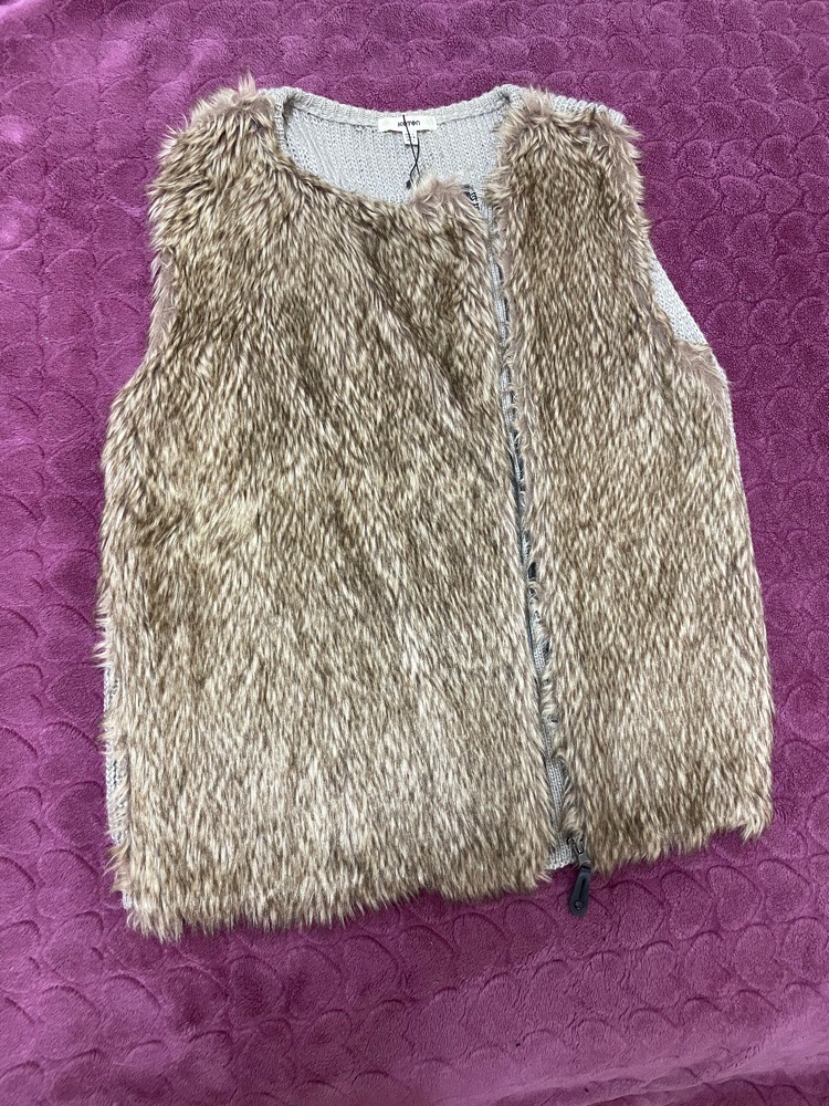 gilet maron 