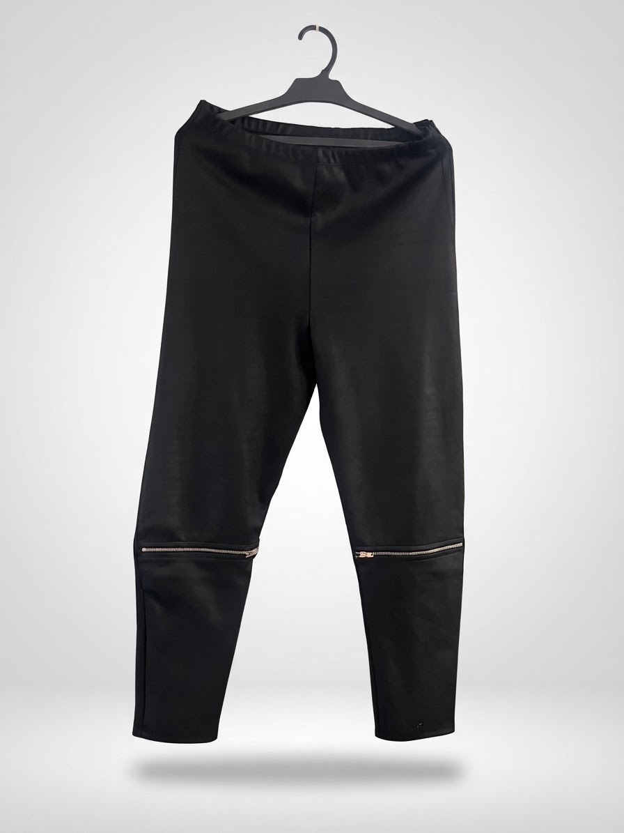 Pantalon cuir avec fermeture fi sek