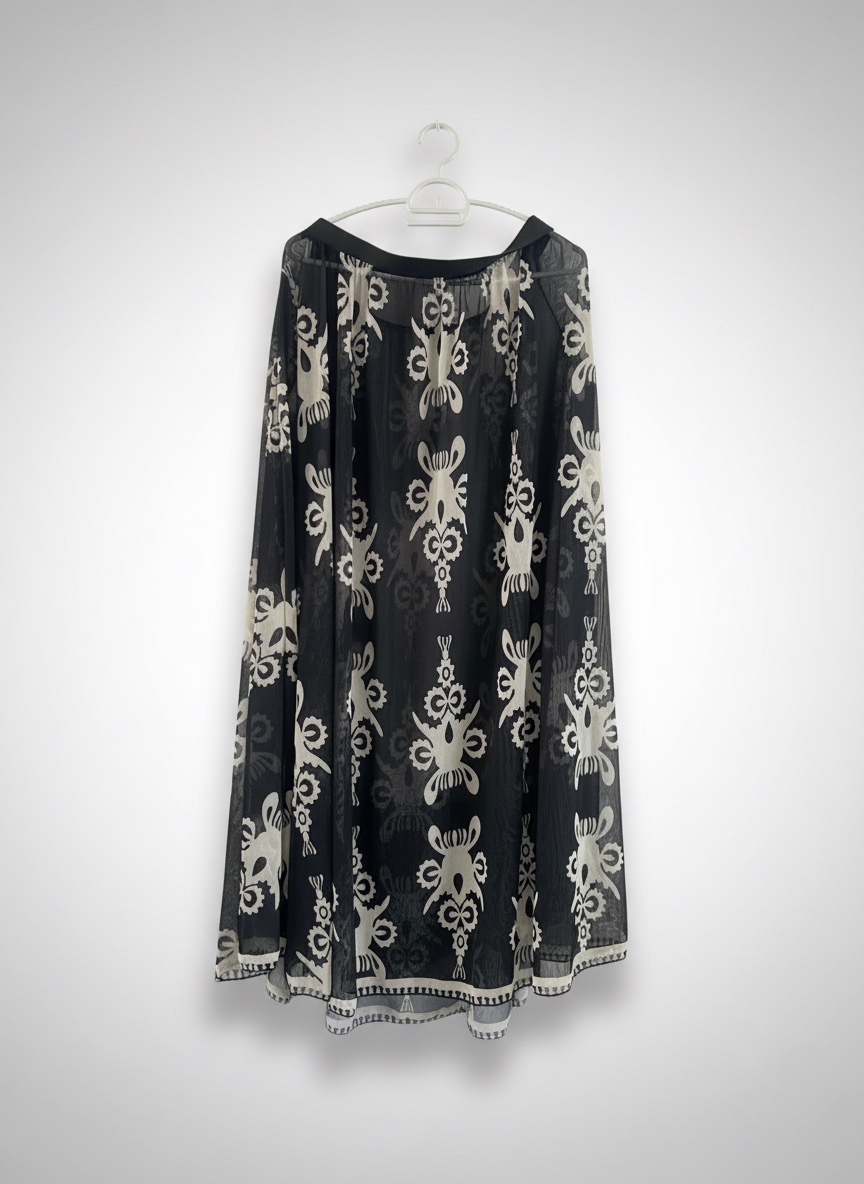 Jupe noire et blanc 