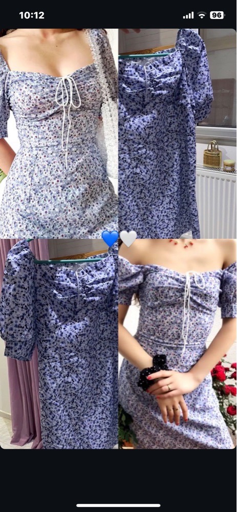 Tres bel'e robe bleue jamais portée
