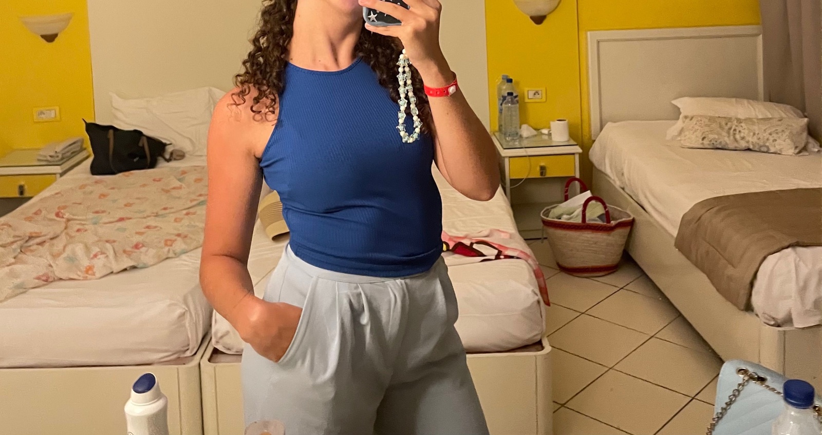 Top bleu