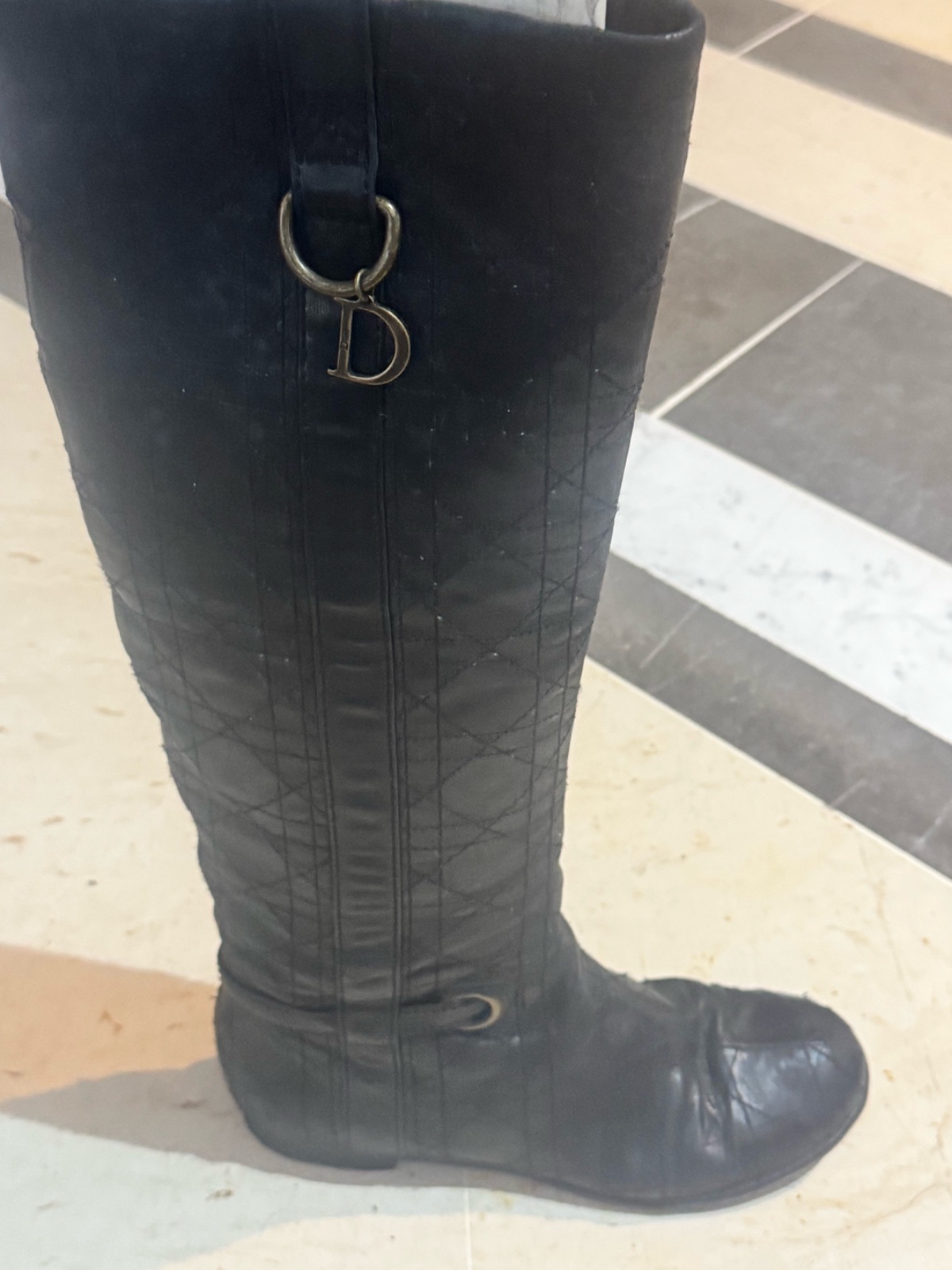 Bottes cavalieres Dior authentiques