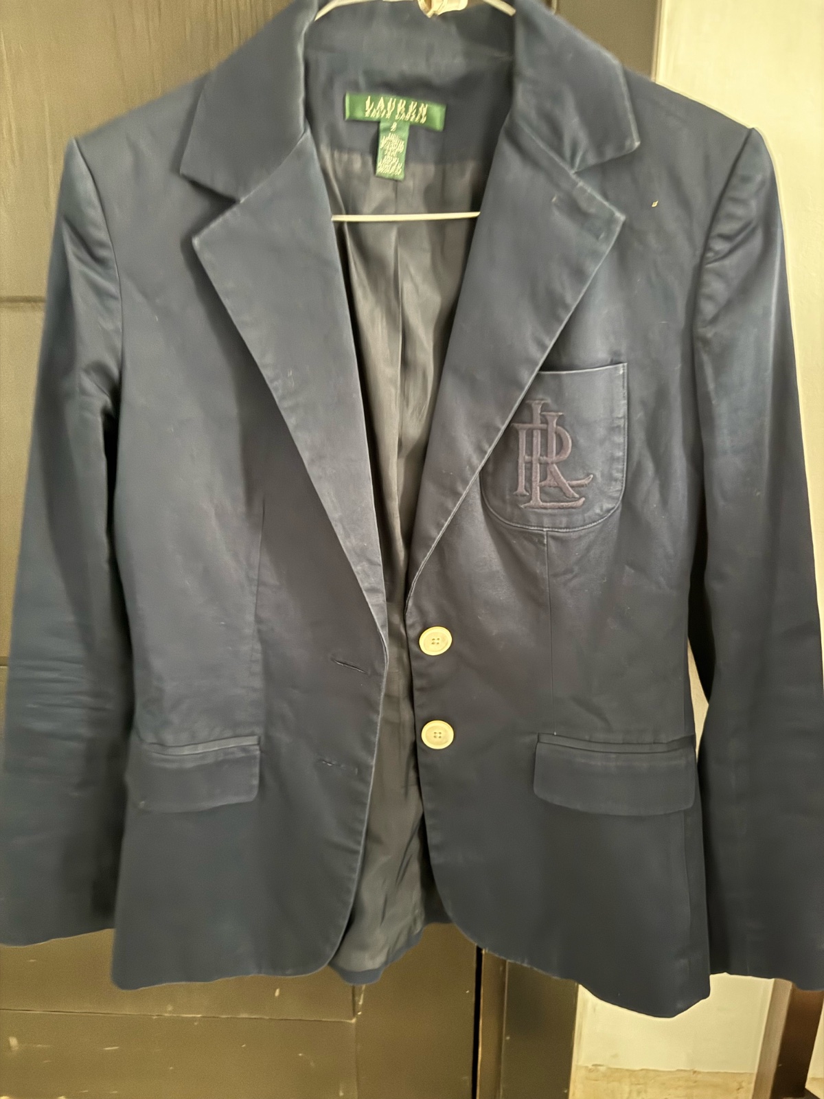Veste ralph lauren bleue 