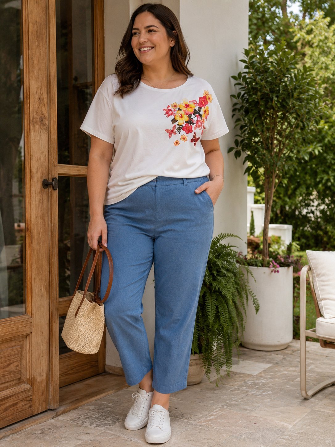 Ensemble femme décontracté et élégant 🌸