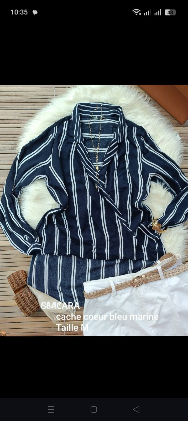 Chemise cache coeur Zara 