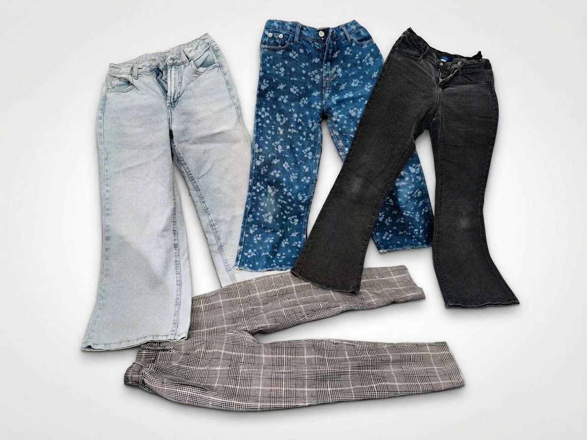 Lot de 4 pantalons pour filles