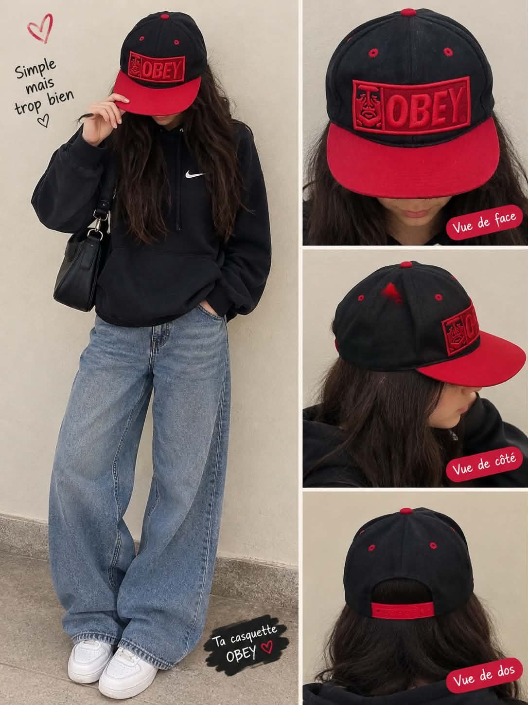 Casquettes obey 