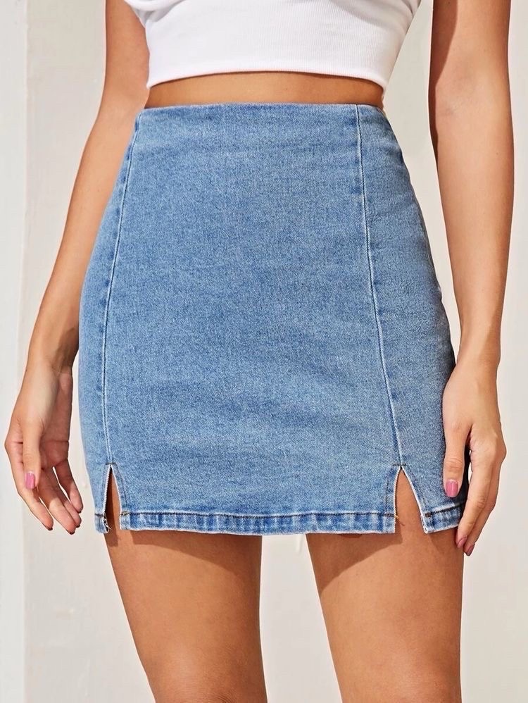 Jupe denim
