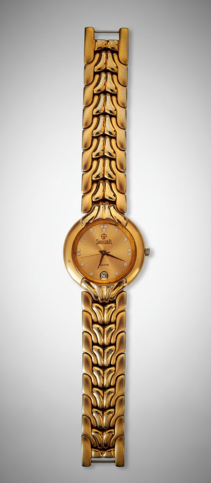 Montre SWISTAR PLAQUE OR 18K