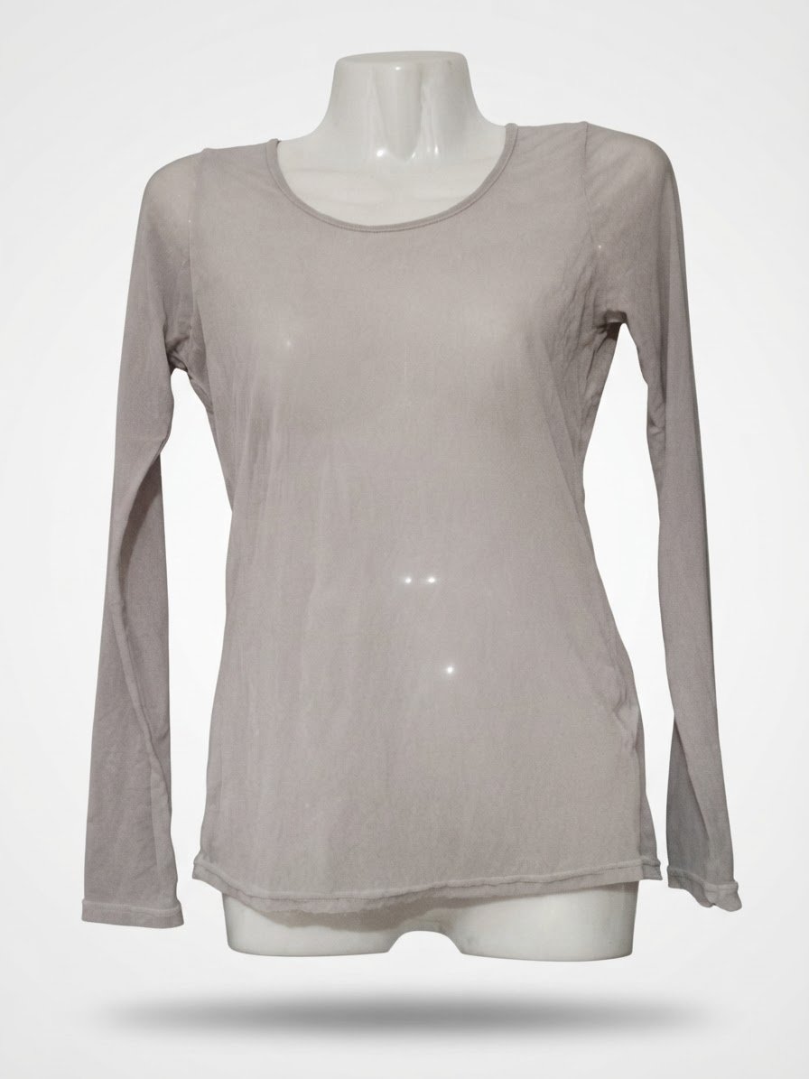Pull gris foulard 