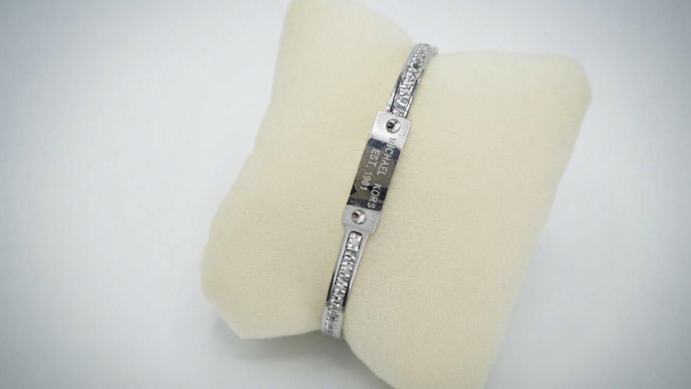 Bracelet en argent inoxydable Michael Kors 
