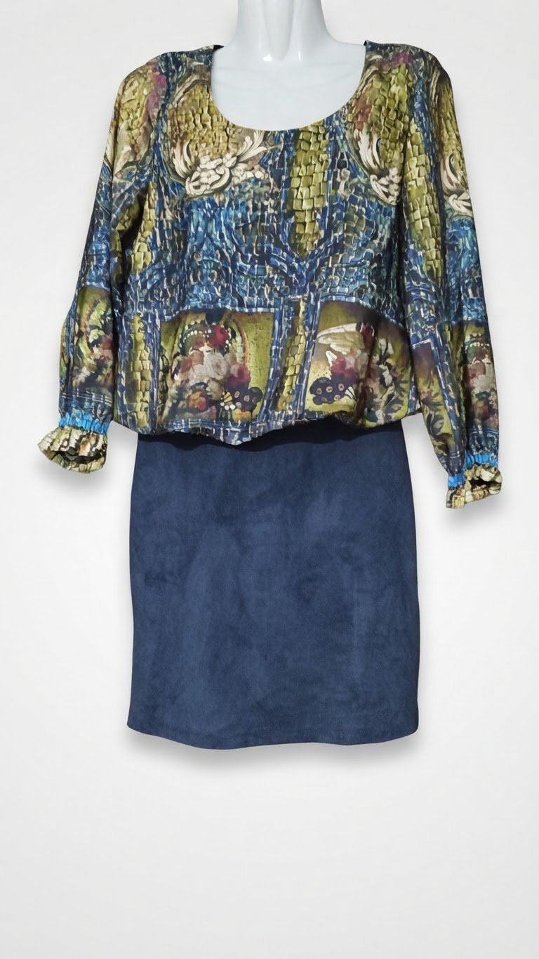 Robe bleu 