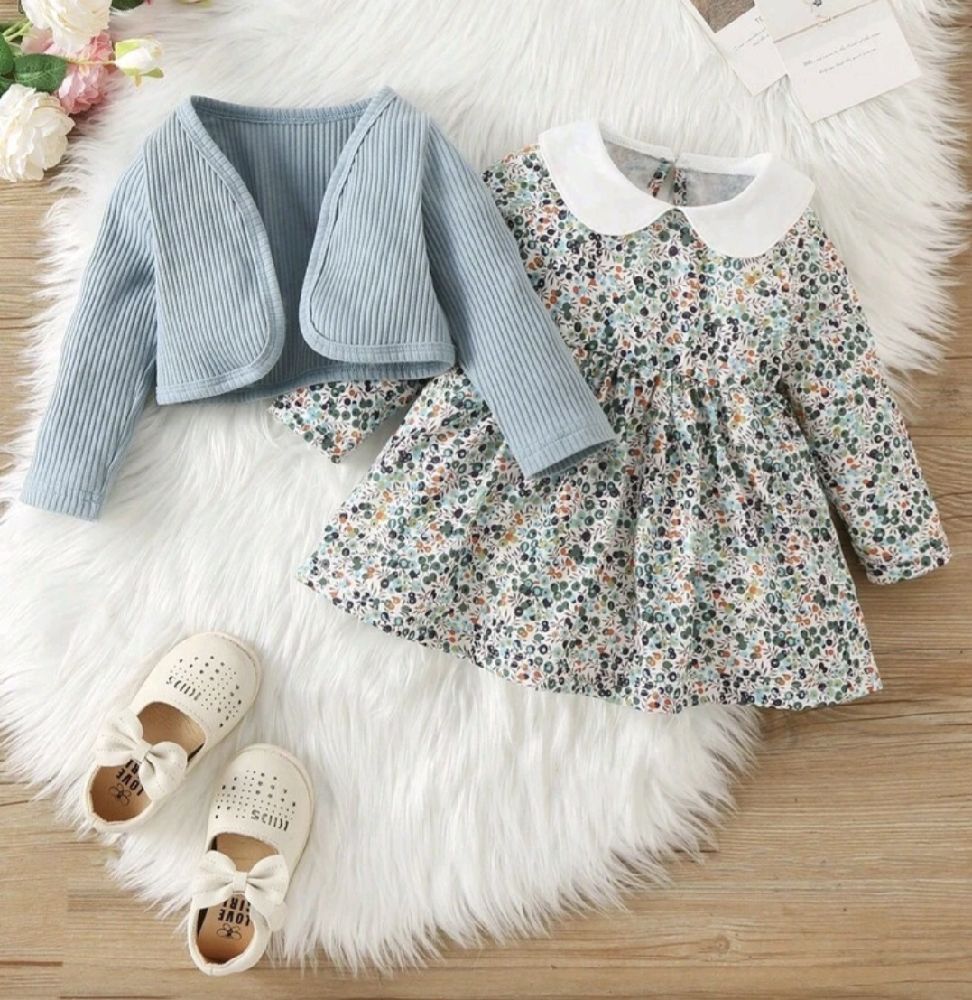 Robe fleurie avec débardeur 