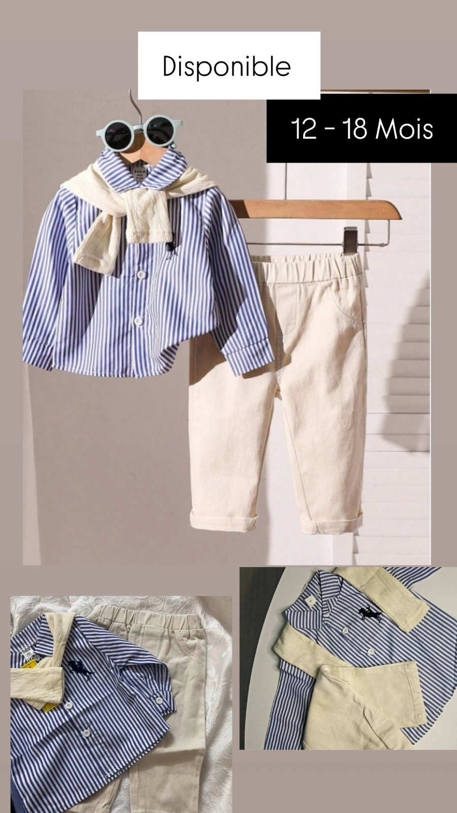 Tenue taille : 12-18 mois 