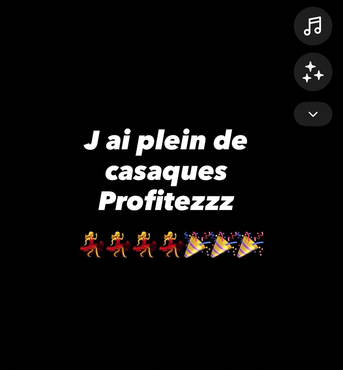 J ai plein de casaques profitezz