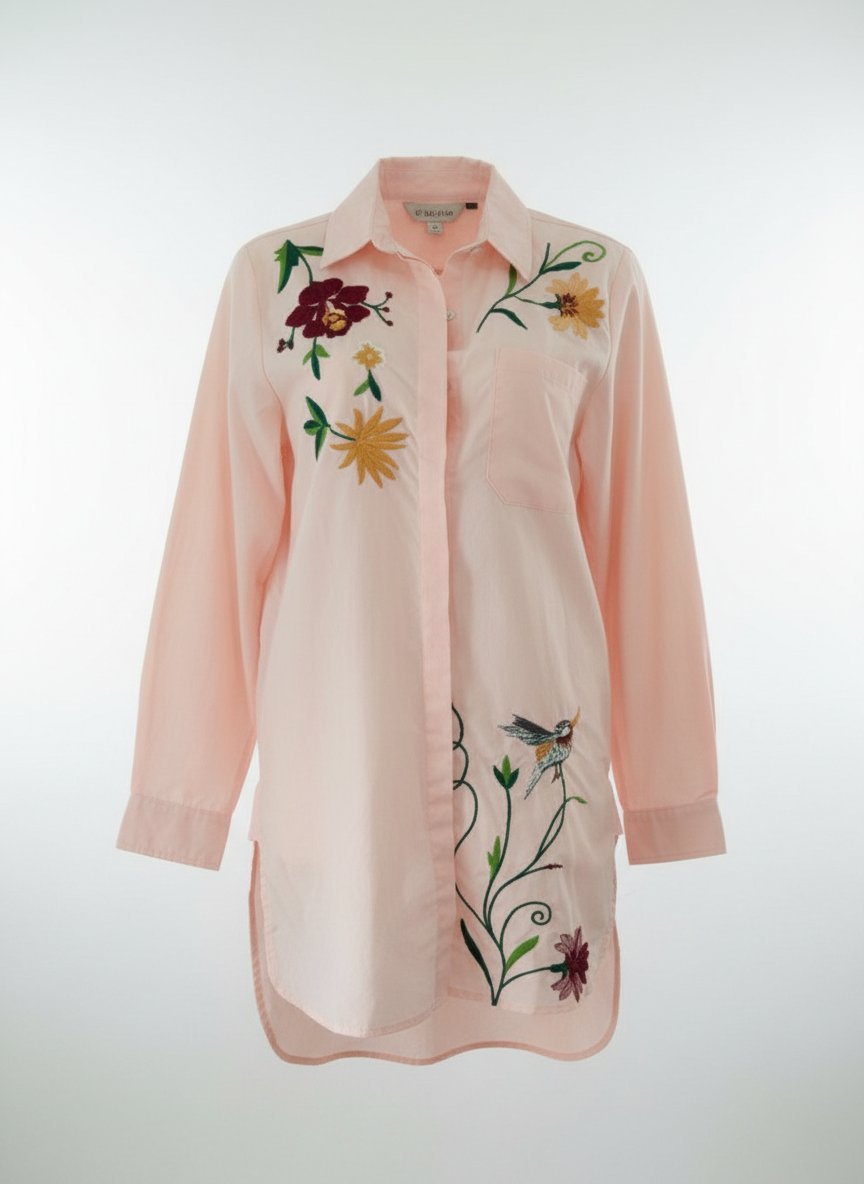 Chemise rose femme V.CODE , état neuf