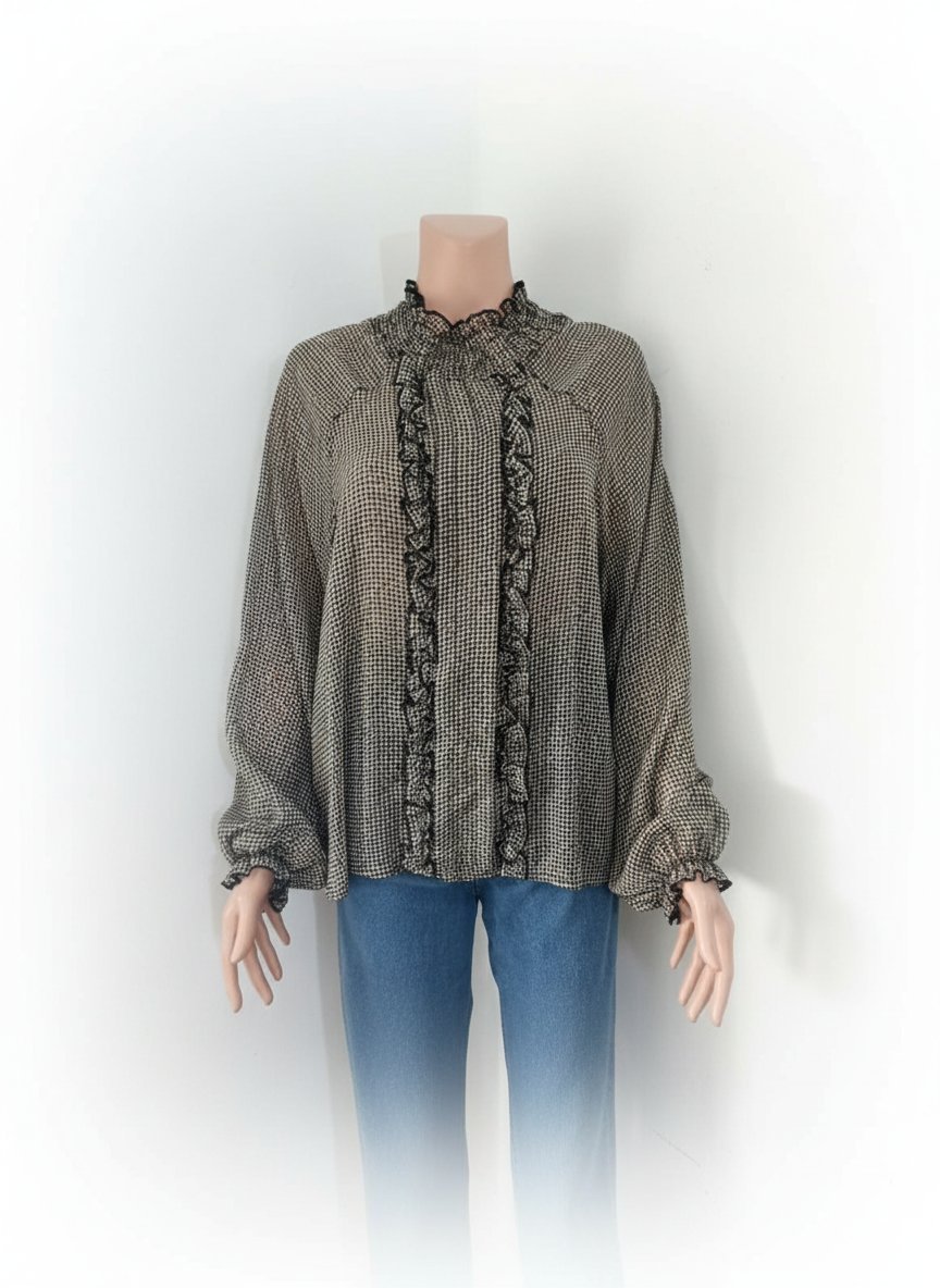Chemise carreaux femme , GLAN VARGLAN made in italy , état neuf