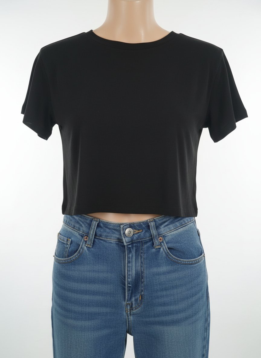 T-shirt noir ZARA femme , état neuf