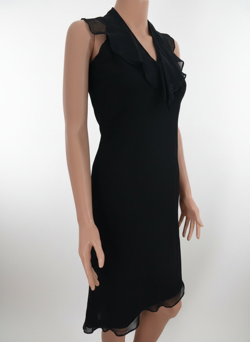 Robe noir soirée AFRA COLLECTION , état neuf