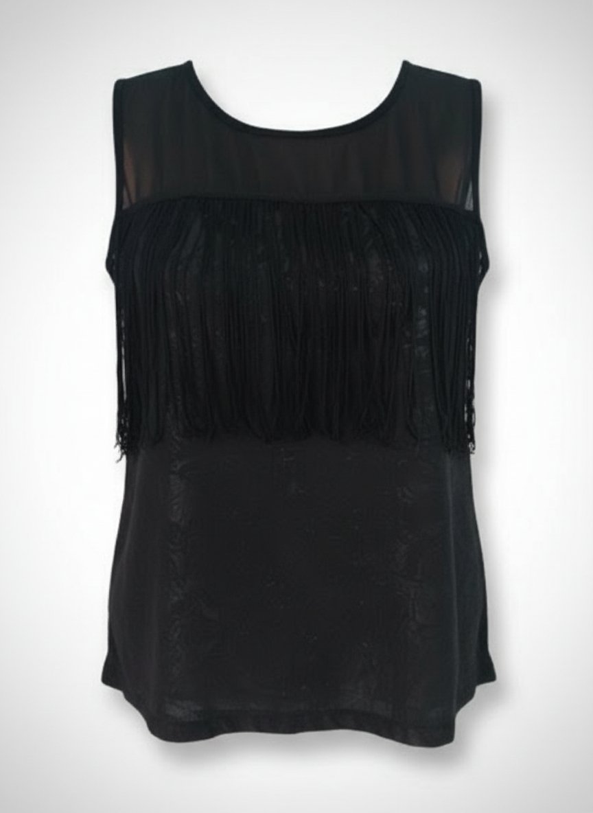 T-shirt noir femme MANOSQUE , état neuf 