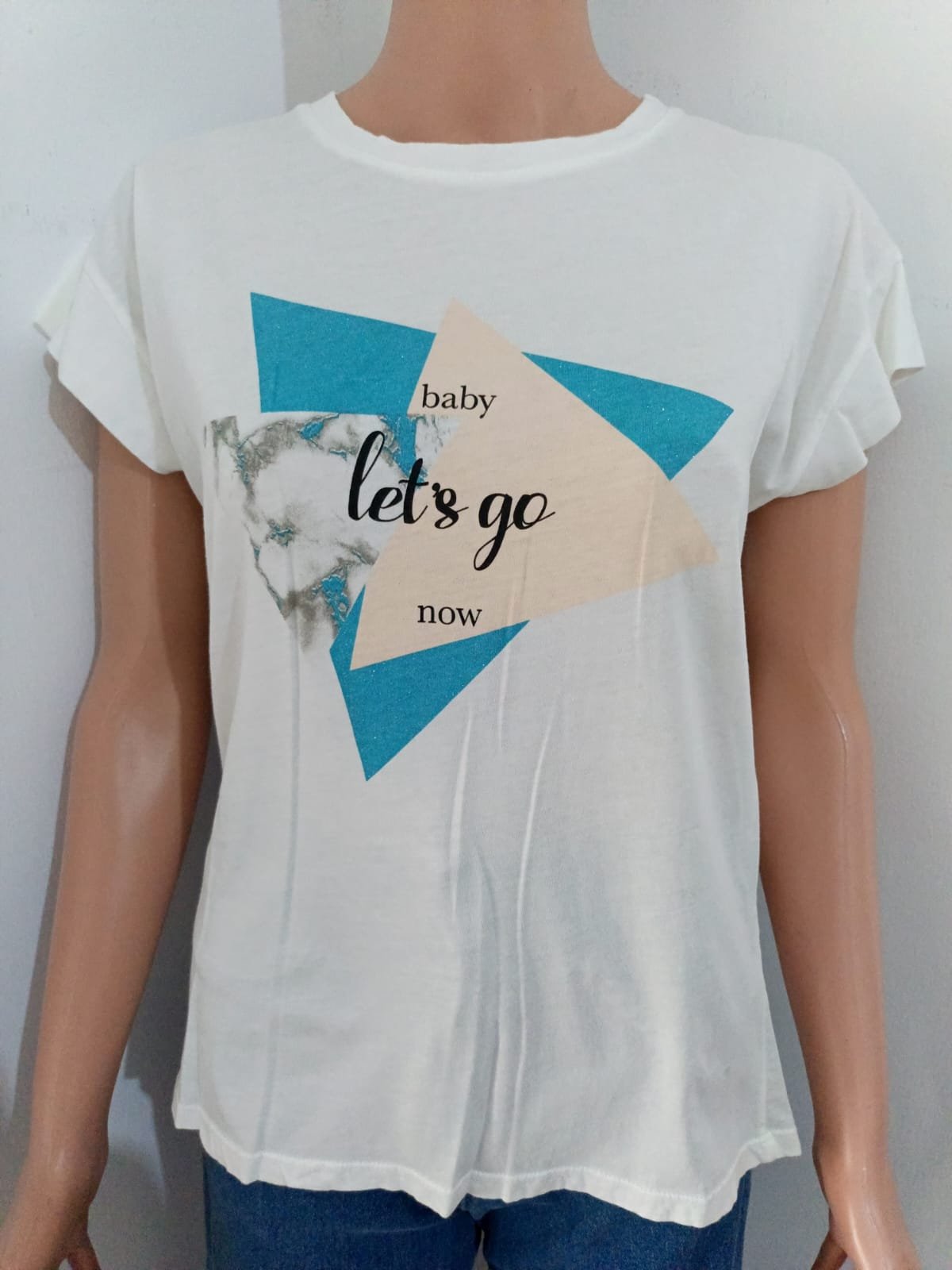 T-shirt blanc FIRSTAGE , état neuf 