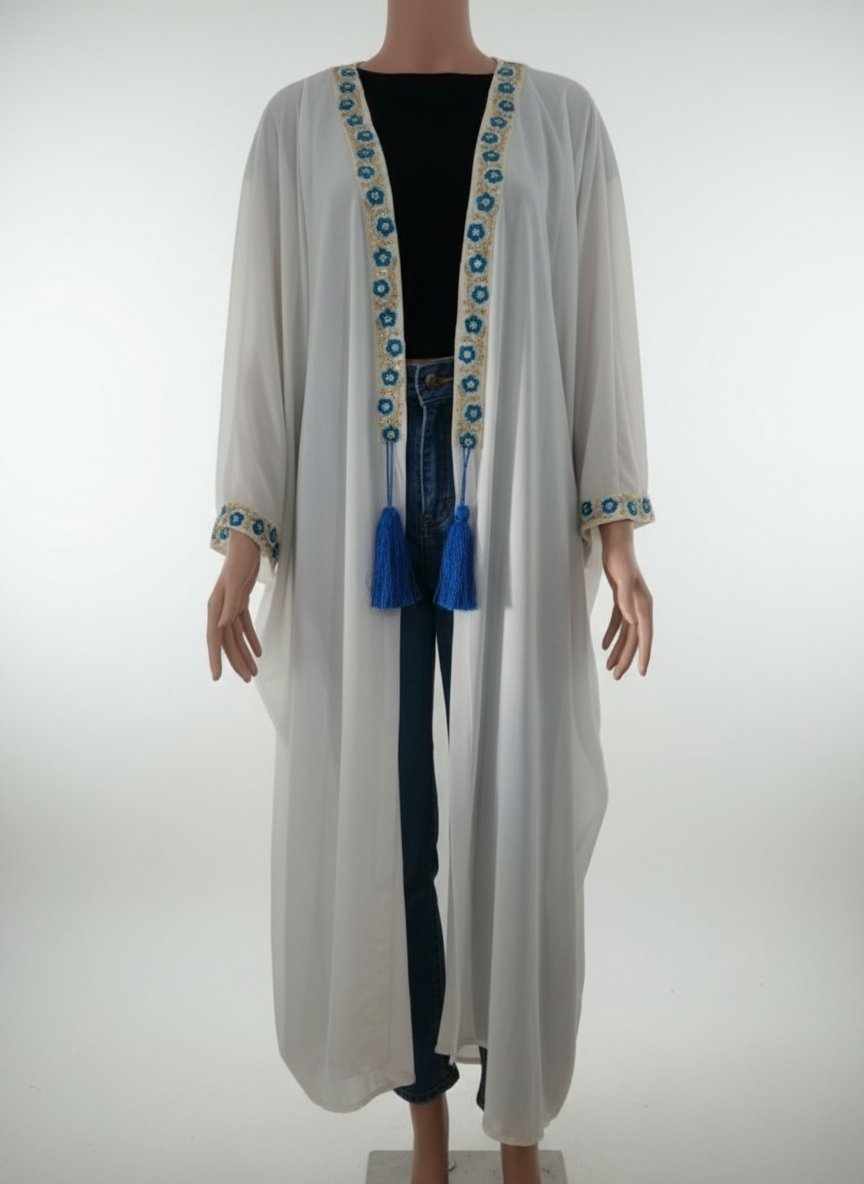 Gilet long traditionnel femme , état neuf