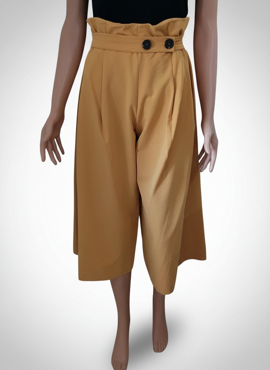 Pantacourt large femme ALESIA made in italy , état neuf