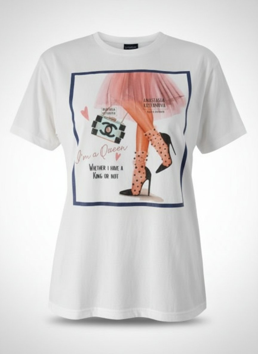 T-shirt blanc 100% coton , état neuf