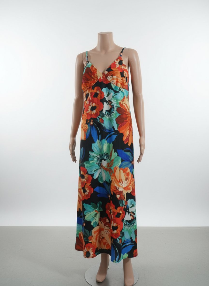 Robe longue fleurie NEW COLLECTION made in italy , état neuf