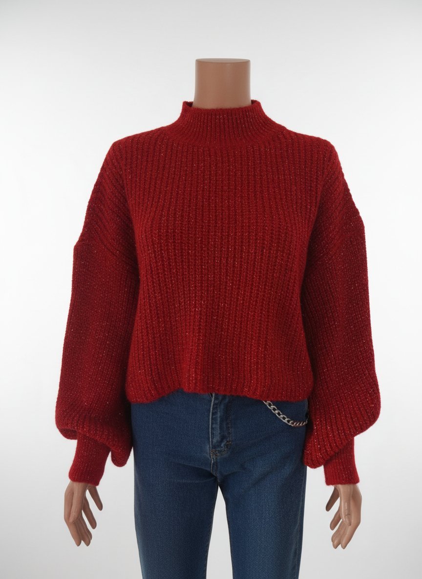 Pull bordeaux , état neuf